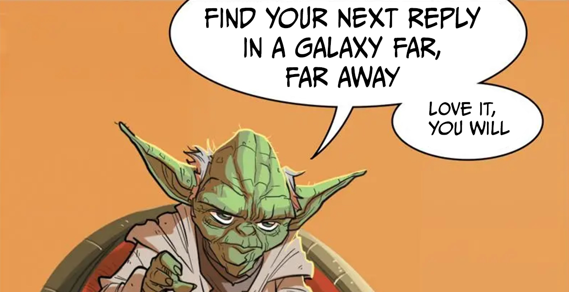 HyperPanels Star Wars comic reaction app
